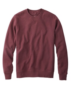 Sweat-shirt à col rond personnalisé pour hommes, couleurs unies, en coton tricoté, coupe décontractée, idéal pour l'automne – Vente en gros - Product Image 1
