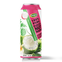 Vietnam Wana Gezonde Kokoswater Natuurlijke Kleur & Smaak Frisdranken OEM/ODM Drankproducent Zonder Conserveermiddelen 100% Zuiver