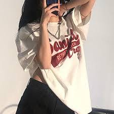 เสื้อโอเวอร์ไซส์สำหรับผู้หญิงสไตล์บอยเฟรนด์ พร้อมลุคแฟชั่นสตรีทแนวฮาราจูกุสุดทันสมัย - Product Image 2