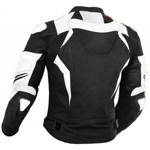 Full Sleeves Fashionable Best Design Racing Wear Motorbike Jackets High Quality Men Leather Motorbike Jackets - Product Image 5