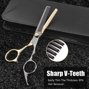 Professional Hair Scissors Set Stainless Steel Thinning Shears Salon <b>Barber</b> Tools Right Handed Long Handle Sharp <b>Blade</b> - Product Image 4