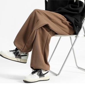 Pantalones Deportivos de Lujo para Hombre, 600GSM, Algodón Grueso, Corte Holgado, Silueta Arquitectónica, Pantalones Jogger - Product Image 5
