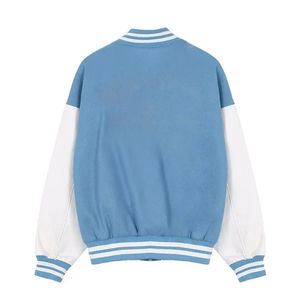 Chaquetas Varsity para Hombre, Diseño 2025, Color Sólido, Estilo Urbano de Invierno, Cuello Alto, Buena Calidad, Gran Venta - Product Image 6