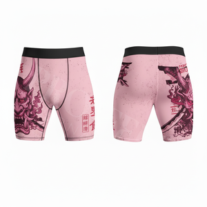 Breathable Quick Dry MMA Fitness Running Tight Fitted Customized Size Training All Season Customized Design Compression Shorts - Product Image 5