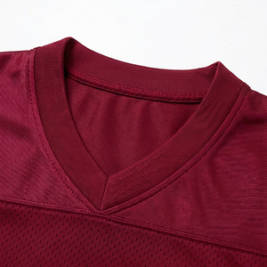 เสื้อฟุตบอลอเมริกันแบบใหม่สำหรับเยาวชน ผลิตโดยผู้ผลิต OEM ผ้าโพลีเอสเตอร์ 100% ระบายอากาศได้ดี - Product Image 5