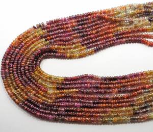 Cuentas redondas lisas de espinela natural, hilo de cuentas sueltas de piedras preciosas para la fabricación de joyería al por mayor - Product Image 5