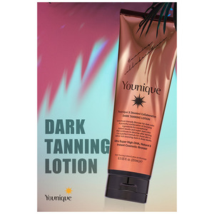 D & YOU Younique Dark Tan Lotion con Midnight Glow Fragrance DHA Bronzer-Tattoo Protection Hidratante Nutritiva Crema Bronceadora - Product Image 3