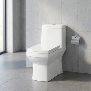 Inodoro de Cerámica de Una Pieza de Primera Calidad, con Doble Descarga de 3/6L, para Proyectos Hoteleros Comerciales y Residenciales de Alta Gama - Product Image 1