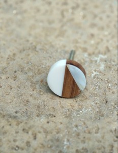 Luxury Wood & Resin <b>Door</b> Cabinet <b>Knob</b> Handle with Striped Pulls Made in India for Kitchen Use resin <b>knob</b> - Product Image 5