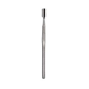 Pousse-cuticules plat en acier inoxydable pour manucure, réutilisable - Product Image 1