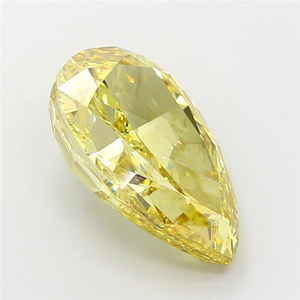 Diamante Suelto IGI Certificado, Color Amarillo Intenso, Alta Calidad, Cultivado en Laboratorio, Tipo CVD 2A, Alto Brillo, Excelente Destellos para Joyería - Product Image 3