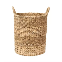 Panier de jardinage en jute et jonc de mer tressé à la main, écologique, tendance, ouvert, imperméable, 3L+, pots de fleurs unisexe