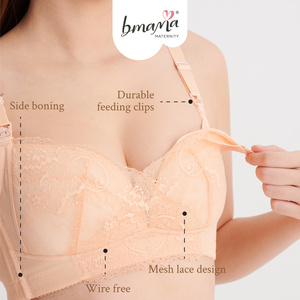 Plus Size Cotton Nursing <b>Bra</b> Big Cup Wireless Maternity Breastfeeding Pumping <b>Bra</b> 2 Way Feeding BR106 - Product Image 4