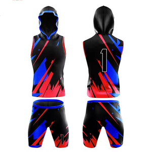 Cheap Price Custom Sublimated Pink Lime Splatter Basketball 7v7 Uniform Set Hooded <b>Tank</b> Top Shorts Team Number 1 Print - Product Image 1