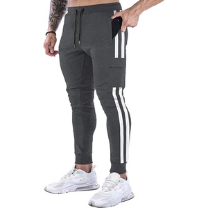 Wholesale Custom Branded Summer Autumn Training Wear Low MOQ High Quality Winter Spring Casual Mid Dark Jogger Men's 100% Cotton - Product Image 4