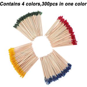 1200 Pezzi Stuzzicadenti Decorativi in Legno da 4 Pollici per Cocktail, Antipasti, Frutta, Sandwich, Porta-Stuzzicadenti per Eventi - Product Image 3