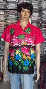 Men's Short Sleeve <b>Hawaiian</b> <b>Shirt</b> Tropical Palm Tree Floral Print Button Down Summer Beach Vacation Top - Product Image 2