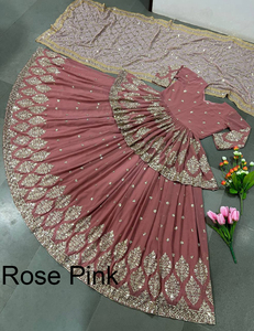 ชุด kurti & dupatta ชุดอินเดียพื้นเมืองดั้งเดิมพร้อมงานปักเลื่อมงานปักเลื่อมงานปาร์ตี้แบบเย็บเต็ม - Product Image 4