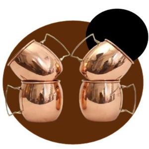 Juego de Tazas de Cobre Hechas a Mano, Vajilla Tradicional para Cócteles, Servicio de Bar, Bebidas para Fiestas y Hospitalidad - Product Image 4