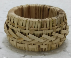 Porte-serviettes rond en bambou naturel et écologique, design classique, en stock pour la décoration de Noël des restaurants FAIZA CRAFT - Product Image 4
