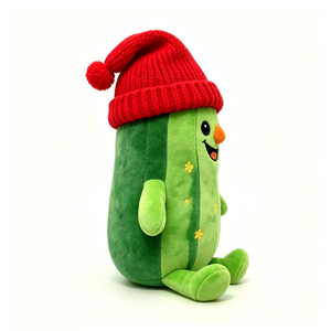 Peluche concombre personnalisée, peluche concombre, peluche légume, adorable peluche concombre, adorable jouet en peluche légume - Product Image 2