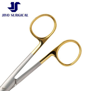 Durable Stainless Steel Standard Pattern Surgical Scissors 14.5cm 16.5cm 18.5cm With <b>Tungsten</b> Carbide Reinforced Cutting Edges - Product Image 2