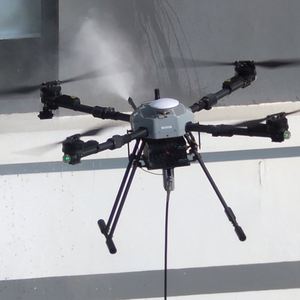 Premium Professional High-Efficiency Cleaning <b>Drone</b> with Pressure Jets for Building Facade Cleaning - JIUSI D15R - Product Image 1