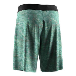Pantalones Cortos de Pesca para Hombre, Estampado por Sublimación, Diseño de Peces Verdes, UPF 50, Secado Rápido, Poliéster, Cierre con Cordón - Product Image 2