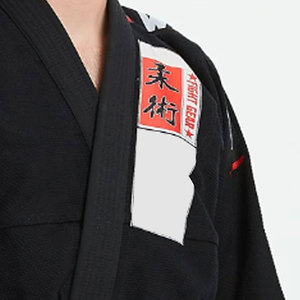 jiu jitsu kimono kimono de jiu jitsu White Karate Uniform with <b>Elastic</b> Lightweight Breathable <b>Belt</b> Karate Training Suit OEM - Product Image 3