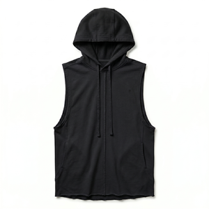 Men's Custom Logo Customized Color <b>Sleeveless</b> <b>Hoodie</b> Tank Top Plus Size Quick Dry Breathable Sportswear Gym Wear Summer - Product Image 1