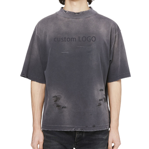Custom Vintage Oversized Acid Wash T-Shirt for Men 100% Cotton Streetwear <b>Graphic</b> <b>Tees</b> <b>Plus</b> <b>Size</b> Casual - Product Image 1