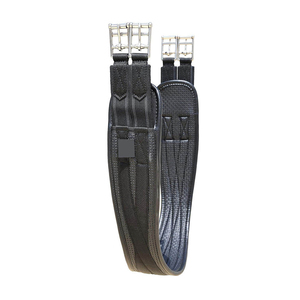 Nueva Moda en Equipamiento de Equitación: Cincha Corta de Doma con Correas Elásticas y Piel Sintética para Caballos - Product Image 2