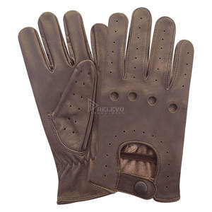 Gants de moto longs en cuir haute performance, résistants aux chocs, avec coque rigide de protection des articulations, logo personnalisé - Product Image 3