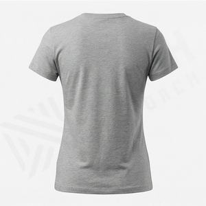 T-shirts personnalisés en coton à col rond et manches courtes, coupe oversize, pour hommes et femmes, décontractés, longueur courte, avec motifs unis - Product Image 2