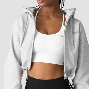 Vente en gros OEM Personnalisé – Nouveaux sweats à capuche zippés noirs pour femmes, anti-plis, respirants, pour l'entraînement et les activités sportives - Product Image 4
