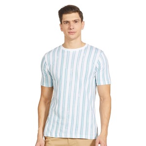 T-shirt décontracté pour homme le plus vendu avec logo personnalisé, couleur et design frontal - 100 % coton, manches courtes, vierge - Product Image 1