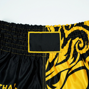 Shorts de Muay Thai à taille élastique, ajustement universel, pour l'entraînement de boxe et les combats - Product Image 5