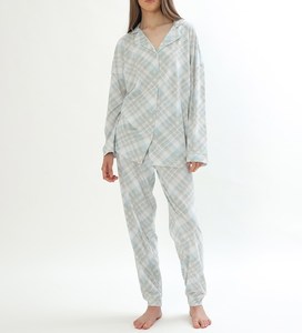 Ensemble de vêtements de nuit pour femmes imprimés, longueur intégrale - Product Image 3