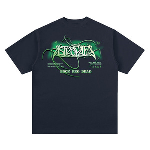 T-shirts formels surdimensionnés personnalisés pour hommes - Streetwear lourd à double couche à manches longues 100% coton - Product Image 2