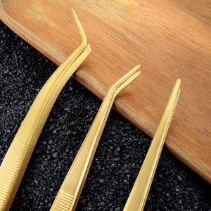 Pinzas de Cocina Profesionales de 12 y 6.3 Pulgadas para Cocinar, Reparar, Mariscos, Barbacoa, Multiusos - Product Image 4