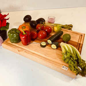 Tabla de cortar de madera de alta calidad estándar para uso doméstico en restaurantes y hoteles con tamaño personalizado - Product Image 5