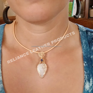 Bobine de cuir véritable naturel de 1,5 mm pour la fabrication de bijoux, artisanat fait main, bracelets, porte-clés, produit prêt à expédier - Product Image 2