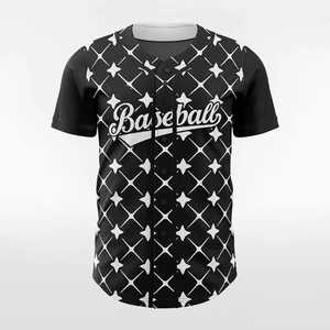 Camiseta de béisbol con botones, camiseta de entrenamiento, ropa deportiva, camiseta de béisbol lisa con estilo personalizado, venta en línea. - Product Image 1