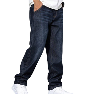 Jeans en denim extensible confortables pour hommes, fabrication OEM ODM, vente en gros, pantalons décontractés pour tous les jours - Product Image 4