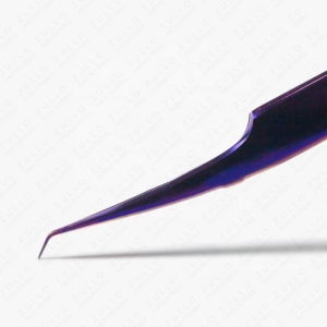 Pinzas de Acero Inoxidable con Punta de Fibra Dorada para Extensión de Pestañas, con Logotipo Personalizado, Herramientas Profesionales para Volumen de Pestañas - Product Image 2