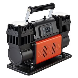 Compressore d'Aria Portatile a Doppio Cilindro 10.6CFM con Auto-Stop, 12V 150PSI, per Fuoristrada, con Display LCD Digitale - Product Image 1