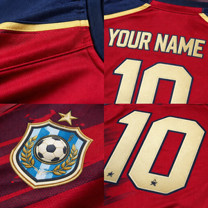 Uniforme de Fútbol Personalizado para Escuelas, Secado Rápido, Transpirable, Tela 100% Poliéster, Nombre y Número del Jugador Sublimados Personalizados - Product Image 3