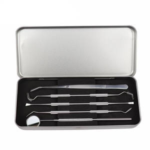High Stainless Steel 5 Pcs Dental Kits Dental Instruments Set Surgical <b>Cleaning</b> <b>Teeth</b> <b>Tool</b> CE ISO Certified By Grip Surgical - Product Image 6