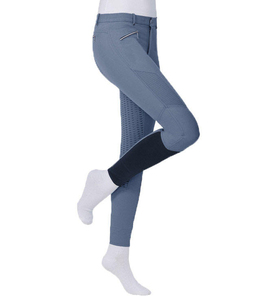 Leggings d'équitation en silicone personnalisés de haute qualité avec impression intégrale et fermeture éclair, pantalons d'équitation pour femmes - Product Image 5