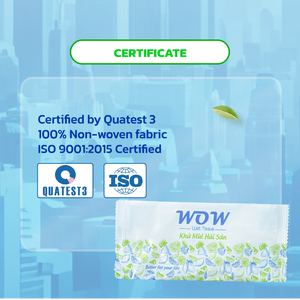 Wow Lingettes nettoyantes à froid non tissées de qualité supérieure au parfum de magnolia pour les soins de la peau - Product Image 6
